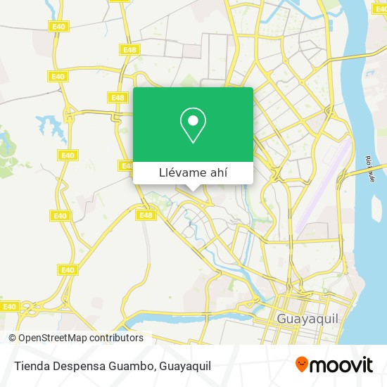 Mapa de Tienda Despensa Guambo