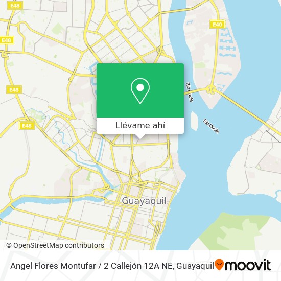 Mapa de Angel Flores Montufar / 2 Callejón 12A NE