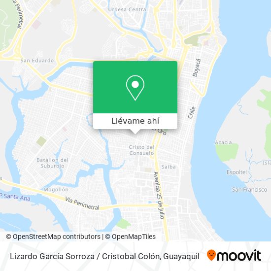 Mapa de Lizardo García Sorroza / Cristobal Colón