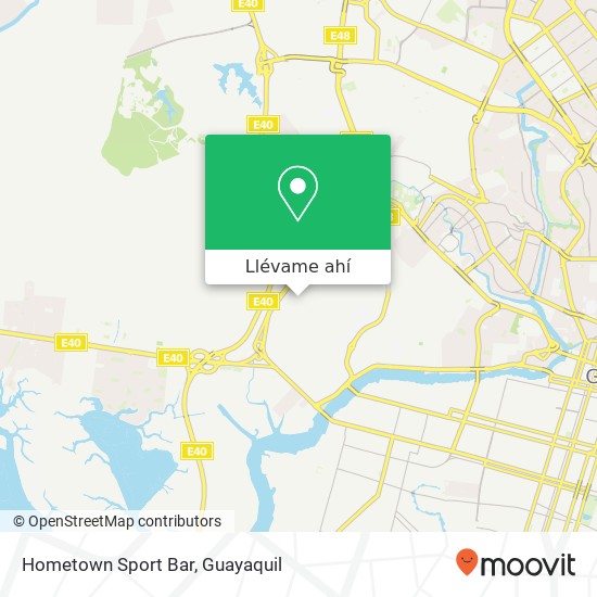 Mapa de Hometown Sport Bar