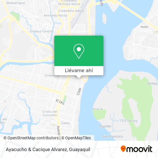Mapa de Ayacucho & Cacique Alvarez