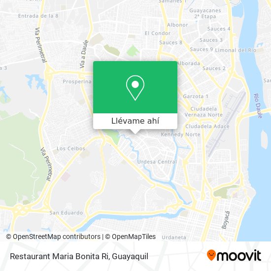 Mapa de Restaurant Maria Bonita Ri