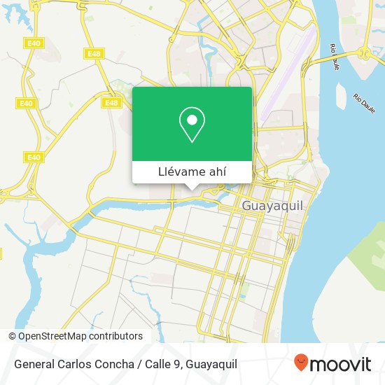 Mapa de General Carlos Concha / Calle 9