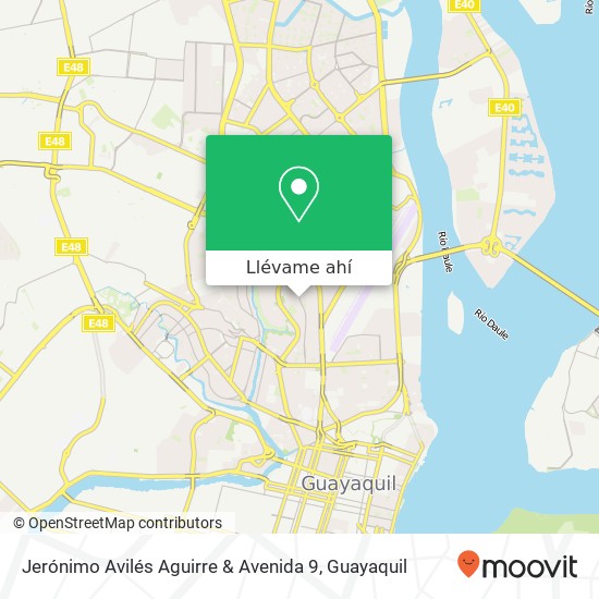 Mapa de Jerónimo Avilés Aguirre & Avenida 9