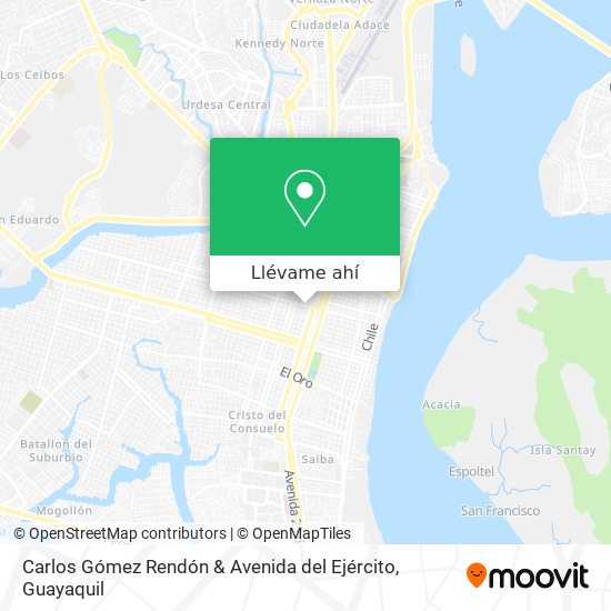 Mapa de Carlos Gómez Rendón & Avenida del Ejército