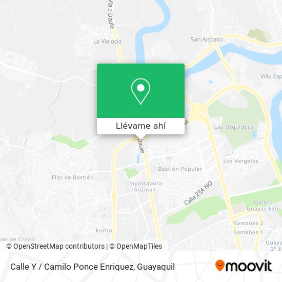 Mapa de Calle Y / Camilo Ponce Enriquez