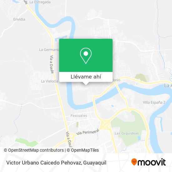Mapa de Victor Urbano Caicedo Pehovaz