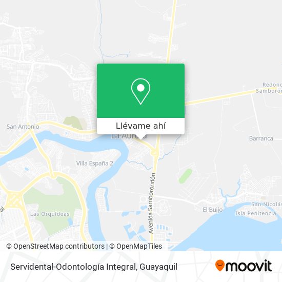 Mapa de Servidental-Odontología Integral