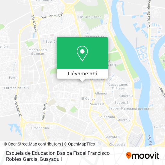 Mapa de Escuela de Educacion Basica Fiscal Francisco Robles Garcia