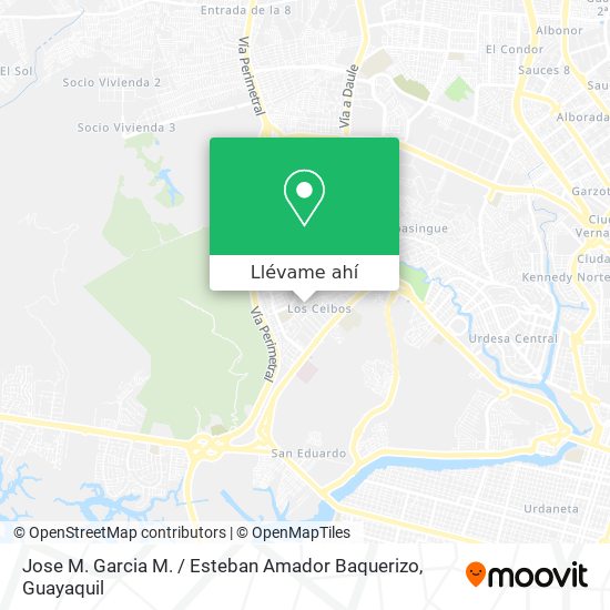 Mapa de Jose M. Garcia M. / Esteban Amador Baquerizo