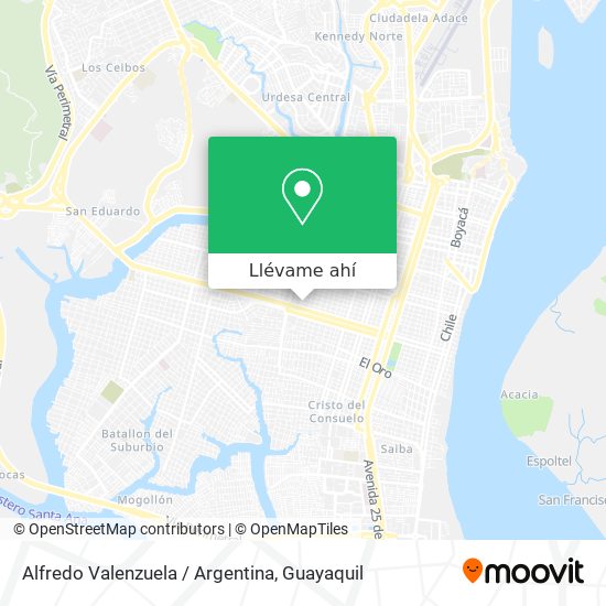 Mapa de Alfredo Valenzuela / Argentina