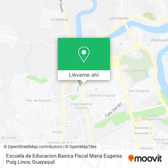 Mapa de Escuela de Educacion Basica Fiscal Maria Eugenia Puig Lince