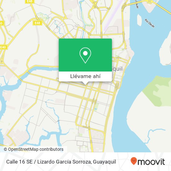 Mapa de Calle 16 SE / Lizardo García Sorroza