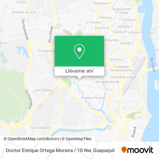 Mapa de Doctor Enrique Ortega Moreira / 10 Nw