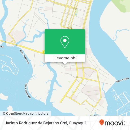 Mapa de Jacinto Rodriguez de Bejarano Crnl