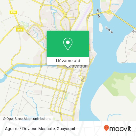 Mapa de Aguirre / Dr. Jose Mascote