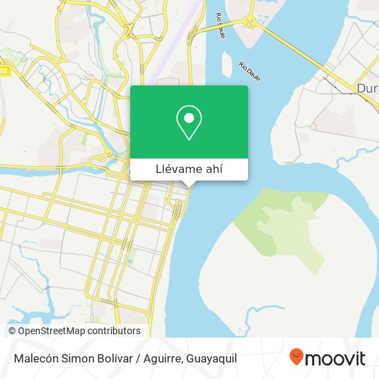 Mapa de Malecón Simon Bolívar / Aguirre