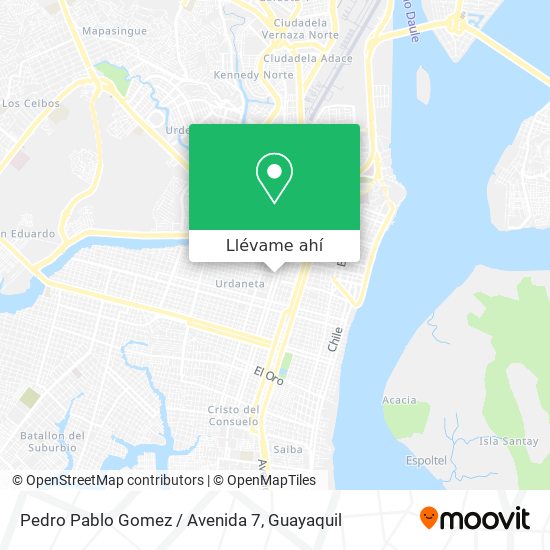 Mapa de Pedro Pablo Gomez / Avenida 7
