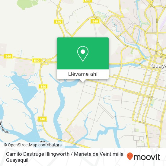 Mapa de Camilo Destruge Illingworth / Marieta de Veintimilla