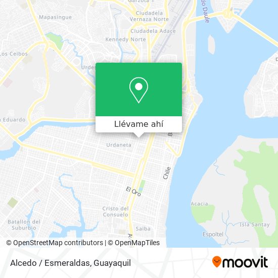 Mapa de Alcedo / Esmeraldas