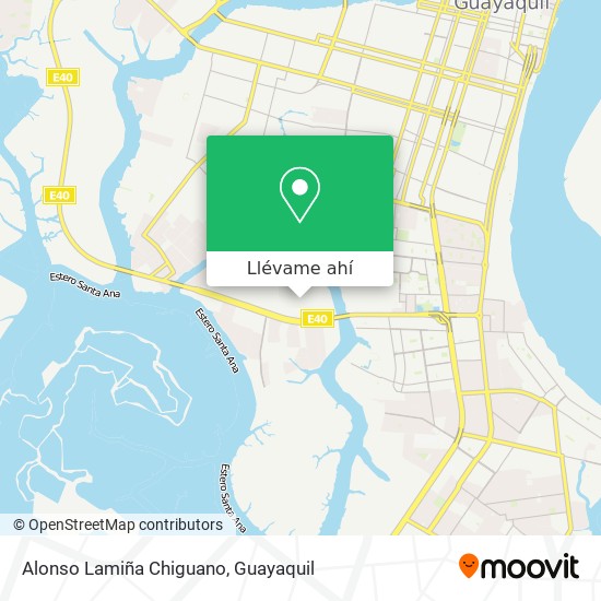 Mapa de Alonso Lamiña Chiguano