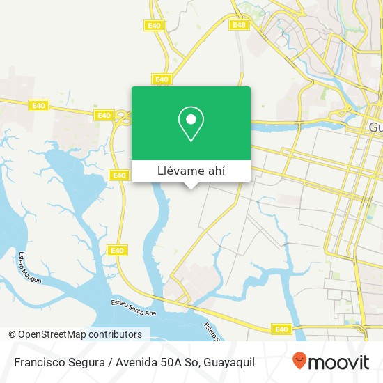 Mapa de Francisco Segura / Avenida 50A So