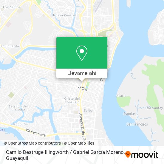 Mapa de Camilo Destruge Illingworth / Gabriel García Moreno