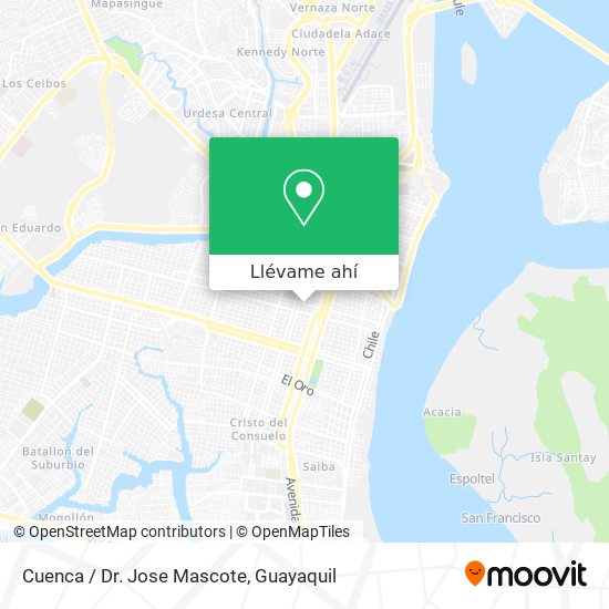 Mapa de Cuenca / Dr. Jose Mascote