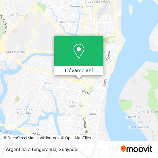 Mapa de Argentina / Tungurahua