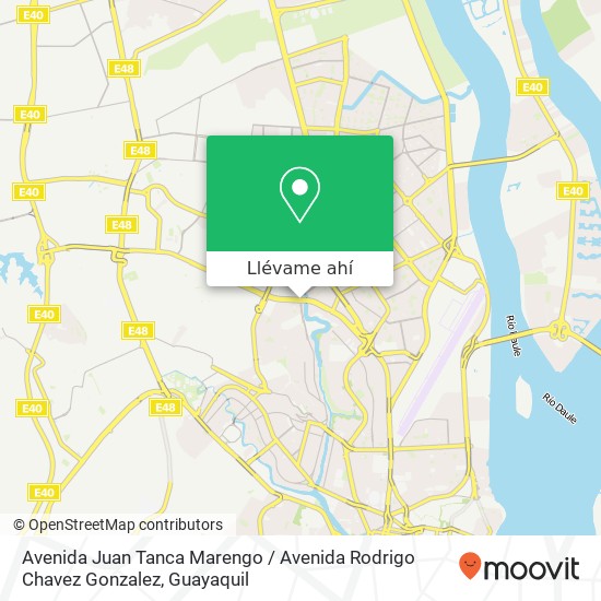 Mapa de Avenida Juan Tanca Marengo / Avenida Rodrigo Chavez Gonzalez