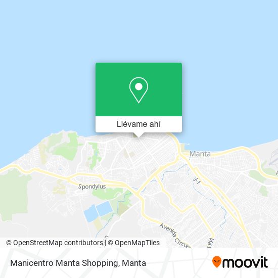 Mapa de Manicentro Manta Shopping