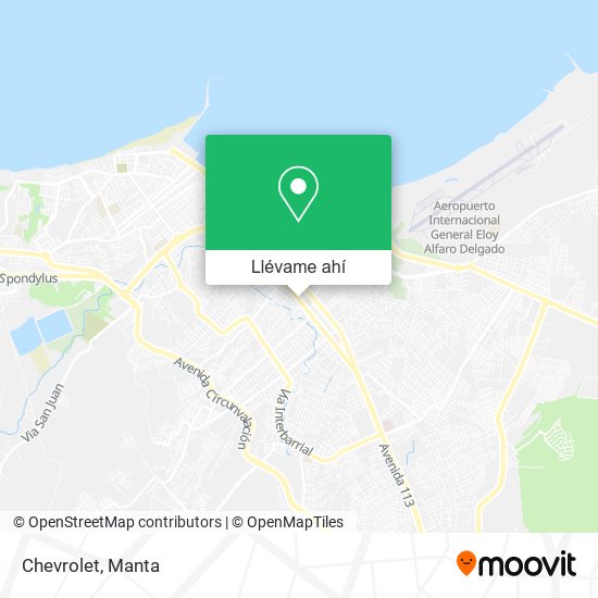 Mapa de Chevrolet