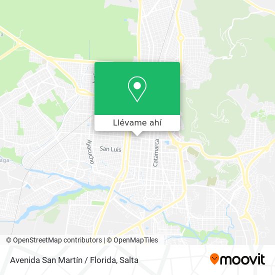 Mapa de Avenida San Martín / Florida