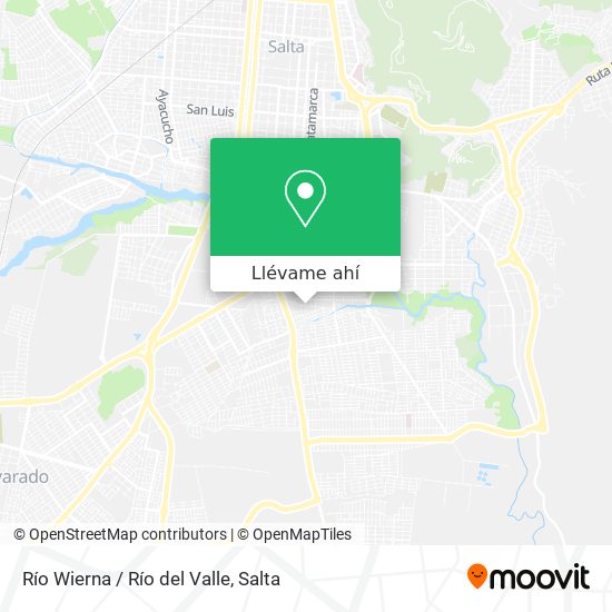 Cómo llegar a Río Wierna / Río del Valle en Capital en Autobús?