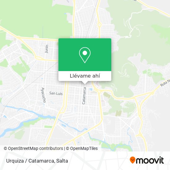 Mapa de Urquiza / Catamarca