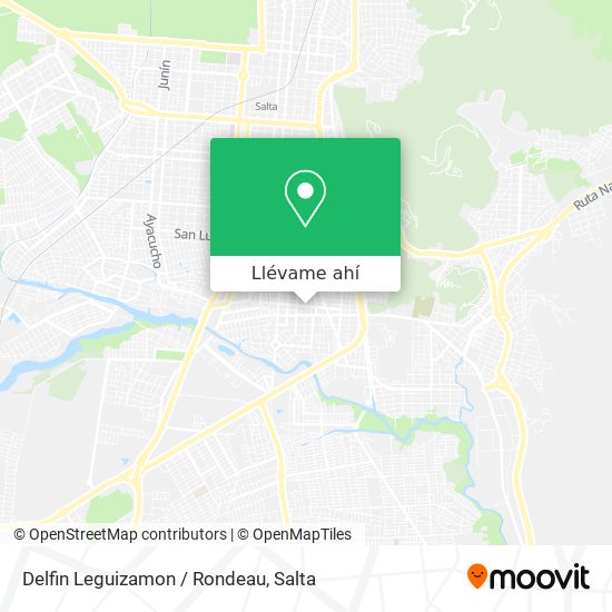 Mapa de Delfin Leguizamon / Rondeau