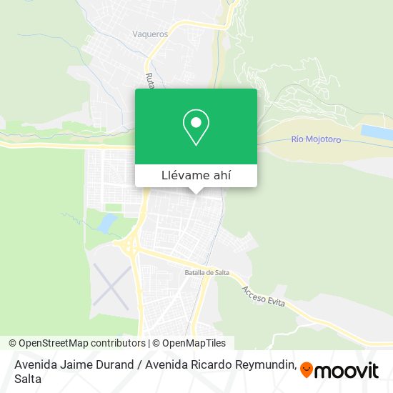 Mapa de Avenida Jaime Durand / Avenida Ricardo Reymundin