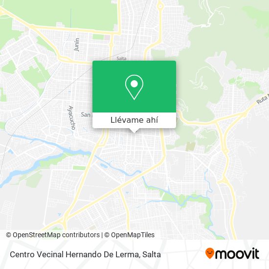 Mapa de Centro Vecinal Hernando De Lerma