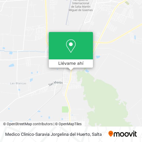 Mapa de Medico Clinico-Saravia Jorgelina del Huerto