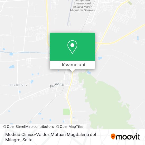 Mapa de Medico Clinico-Valdez Mutuan Magdalena del Milagro