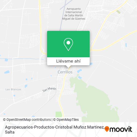 Mapa de Agropecuarios-Productos-Cristobal Muñoz Martinez