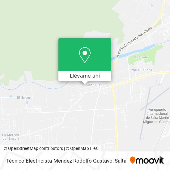 Mapa de Técnico Electricista-Mendez Rodolfo Gustavo