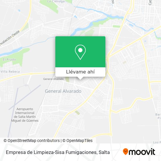 Mapa de Empresa de Limpieza-Sisa Fumigaciones