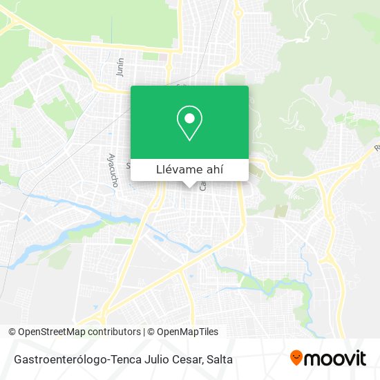 Mapa de Gastroenterólogo-Tenca Julio Cesar