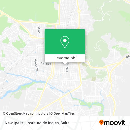 Mapa de New Ipeiis - Instituto de Ingles