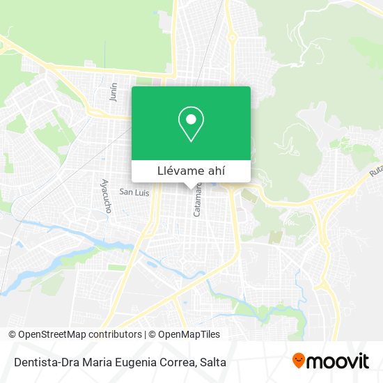 Mapa de Dentista-Dra Maria Eugenia Correa