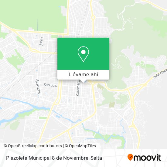 Mapa de Plazoleta Municipal 8 de Noviembre