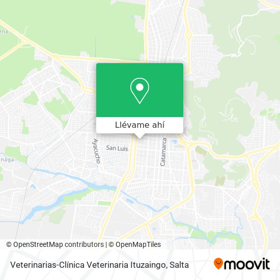 Mapa de Veterinarias-Clínica Veterinaria Ituzaingo