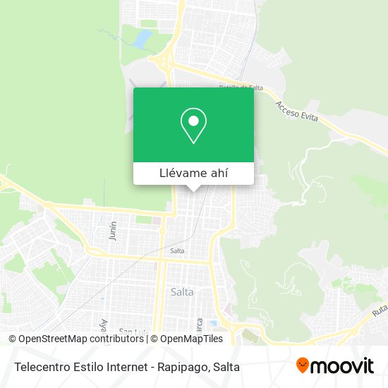 Mapa de Telecentro Estilo Internet - Rapipago