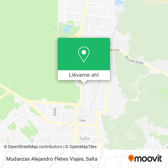 Mapa de Mudanzas Alejandro Fletes Viajes